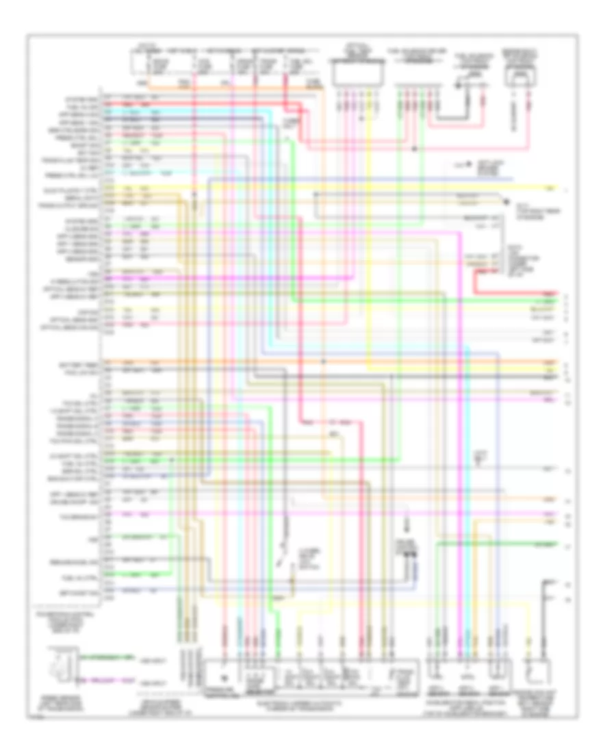 6 5L VIN P Engine Performance Wiring Diagrams 4L60 E A T 1 of 2 for GMC Cab  Chassis C1995 3500