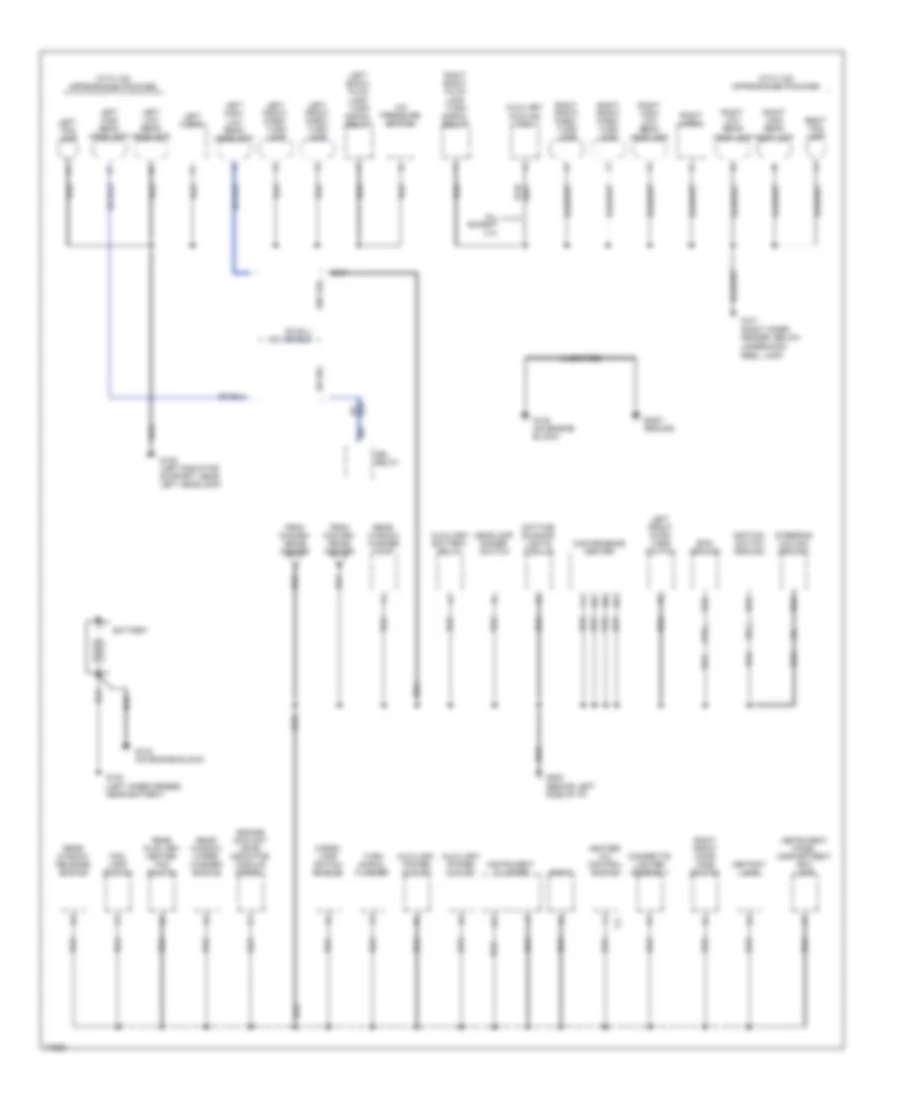 Ground Distribution Wiring Diagram 1 of 4 for GMC Cab  Chassis C1995 3500