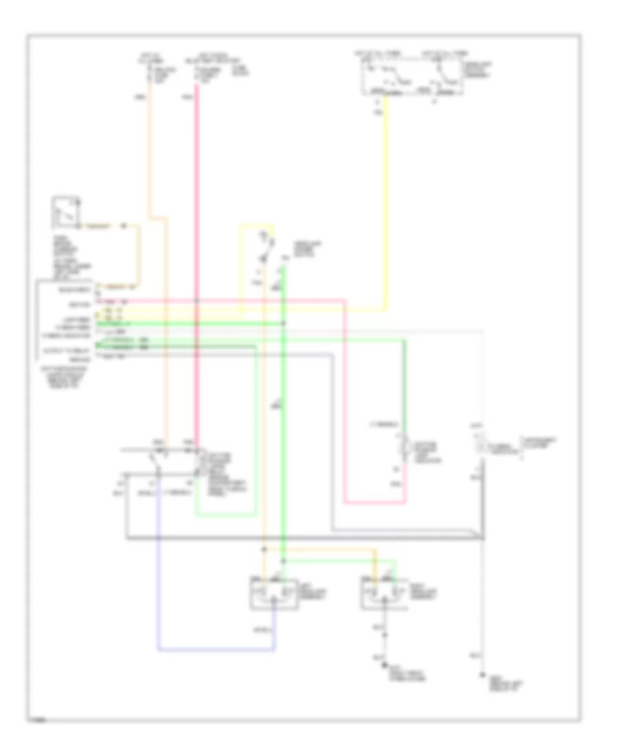 Headlight Wiring Diagram, Sealed Beam with DRL for GMC Cab  Chassis C3500 1995