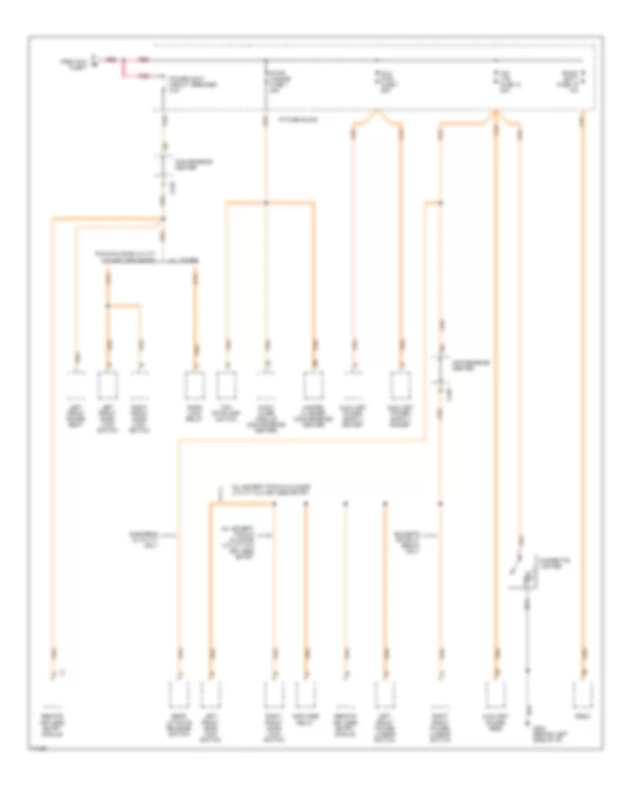 Power Distribution Wiring Diagram, Diesel (3 of 6) for GMC Cab  Chassis C3500 1995