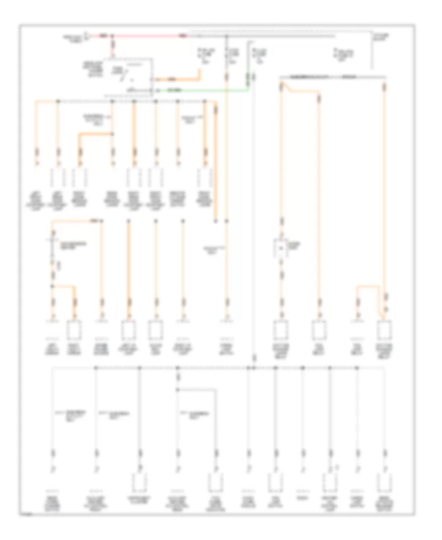 Power Distribution Wiring Diagram Diesel 4 of 6 for GMC Cab  Chassis C1995 3500