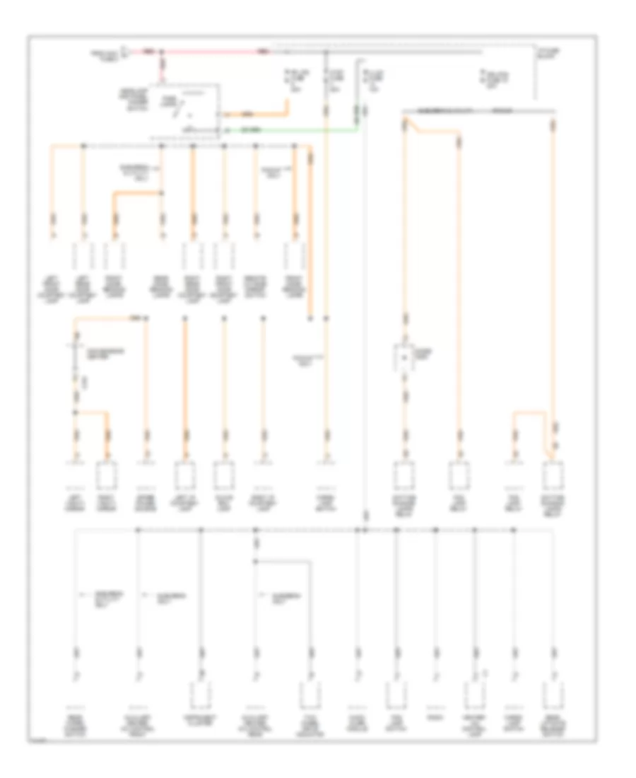 Power Distribution Wiring Diagram Gasoline 4 of 6 for GMC Cab  Chassis C1995 3500