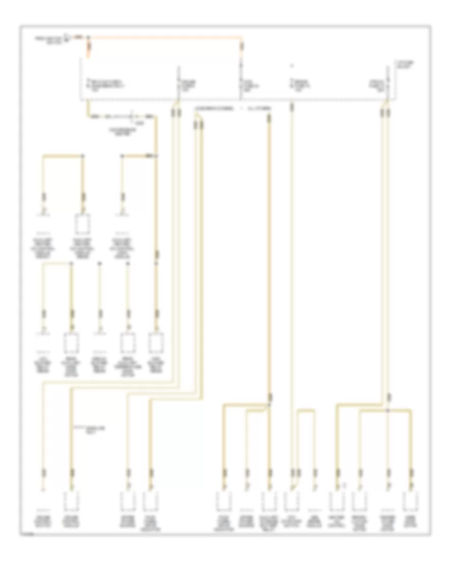 Power Distribution Wiring Diagram Gasoline 5 of 6 for GMC Cab  Chassis C1995 3500