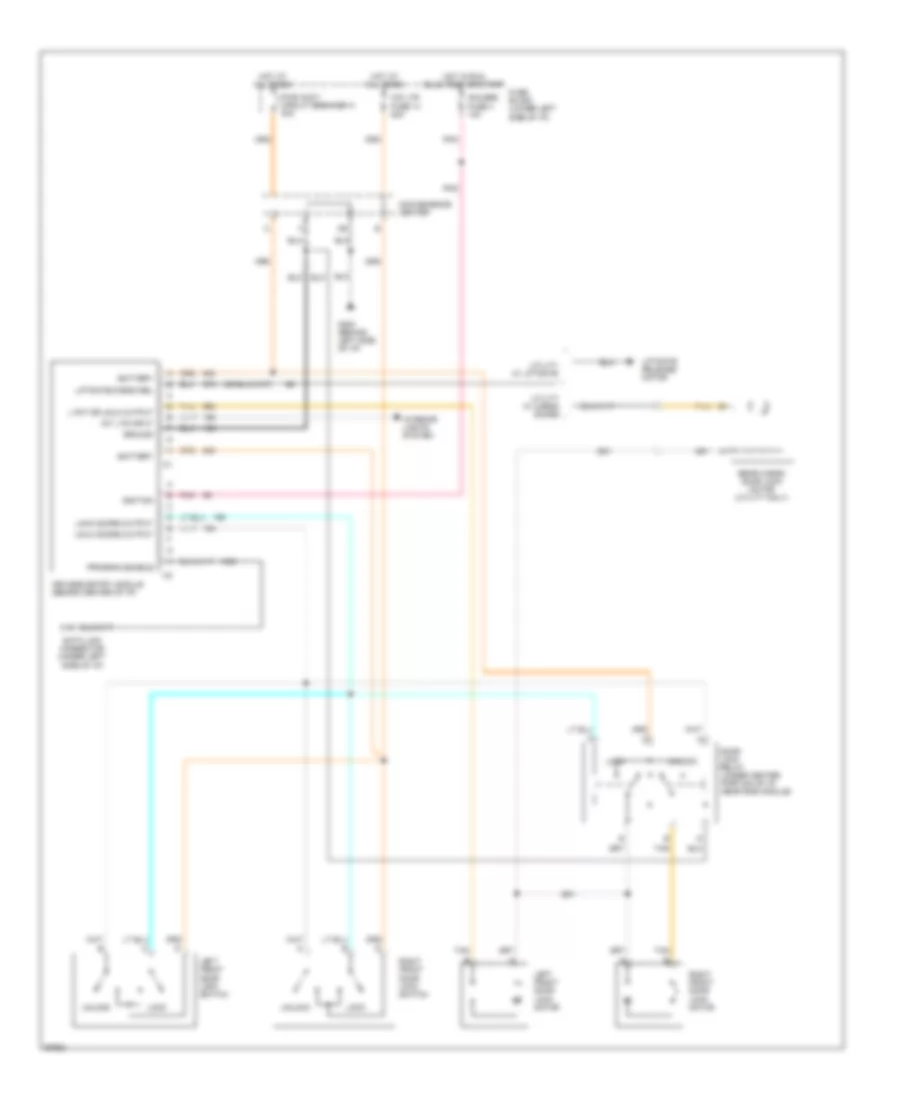 Keyless Entry Wiring Diagram 2 Door for GMC Cab  Chassis C1995 3500