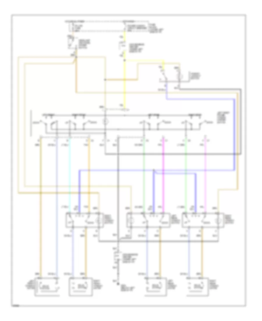 Power Window Wiring Diagram 4 Door for GMC Cab  Chassis C1995 3500