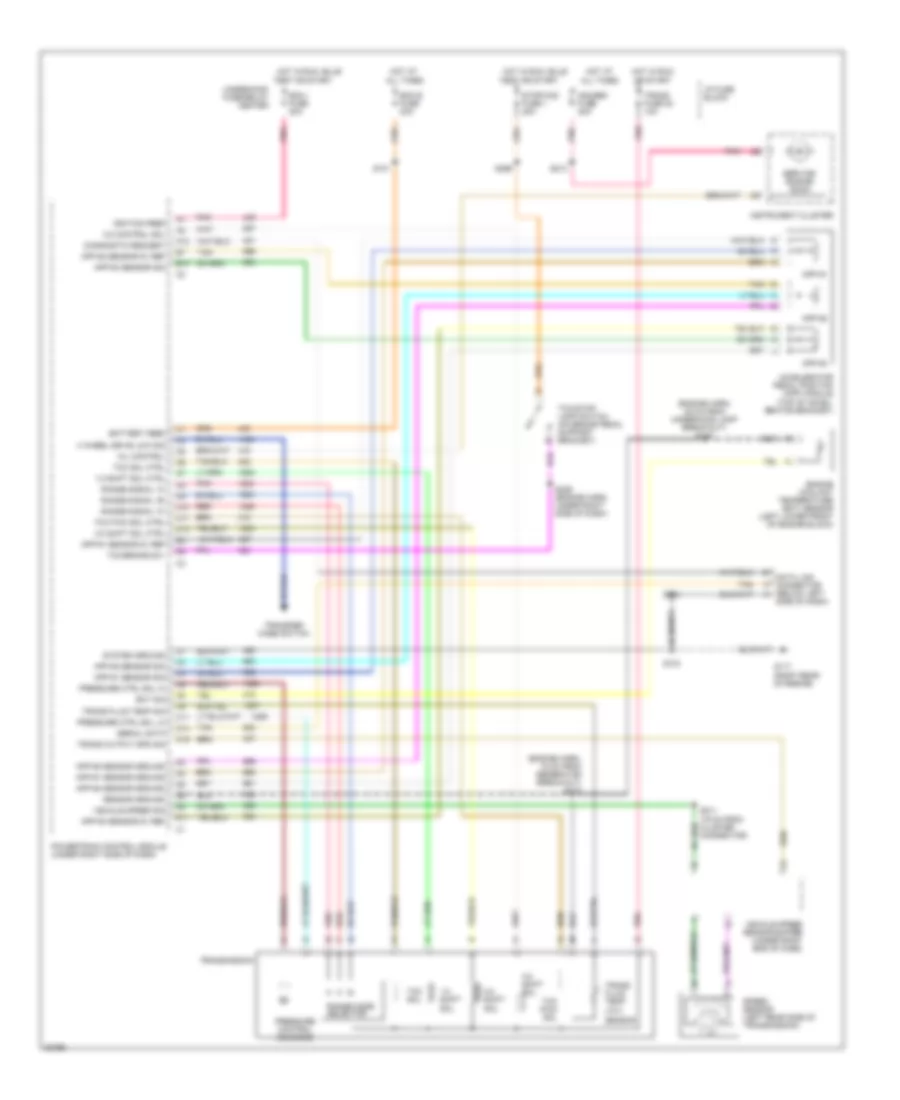 6 5L VIN P Transmission Wiring Diagram for GMC Cab  Chassis C1995 3500