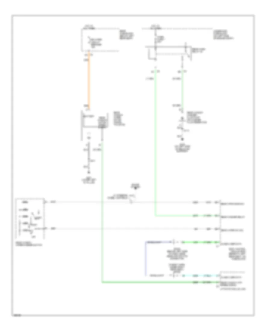 Rear WasherWiper Wiring Diagram for GMC Envoy 2003