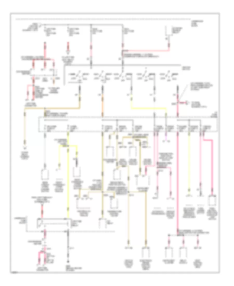 Power Distribution Wiring Diagram 2 of 3 for GMC Safari 2000