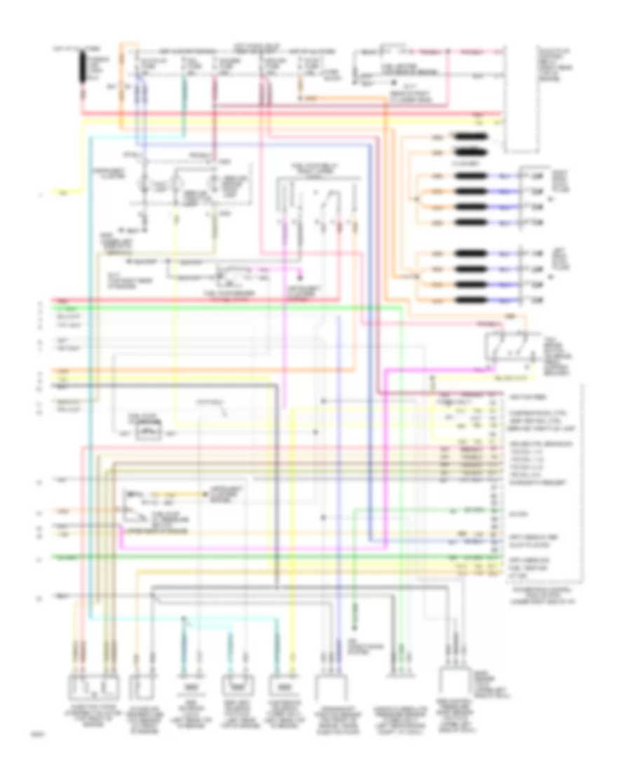 6.5L (VIN P), Engine Performance Wiring Diagrams, 4L80E AT (2 of 2) for GMC Pickup C1500 1994