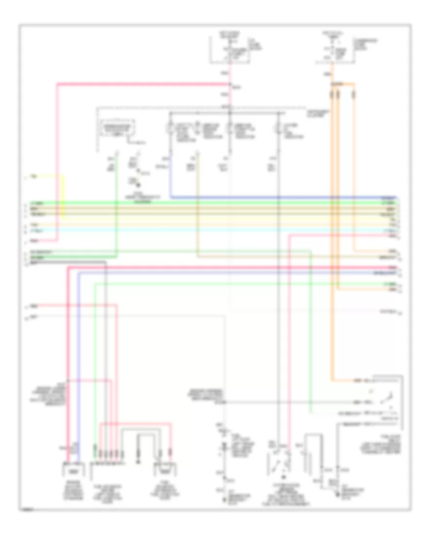 6.5L VIN F, Engine Performance Wiring Diagrams, California (3 of 4) for GMC Savana Camper Special G3500 2000