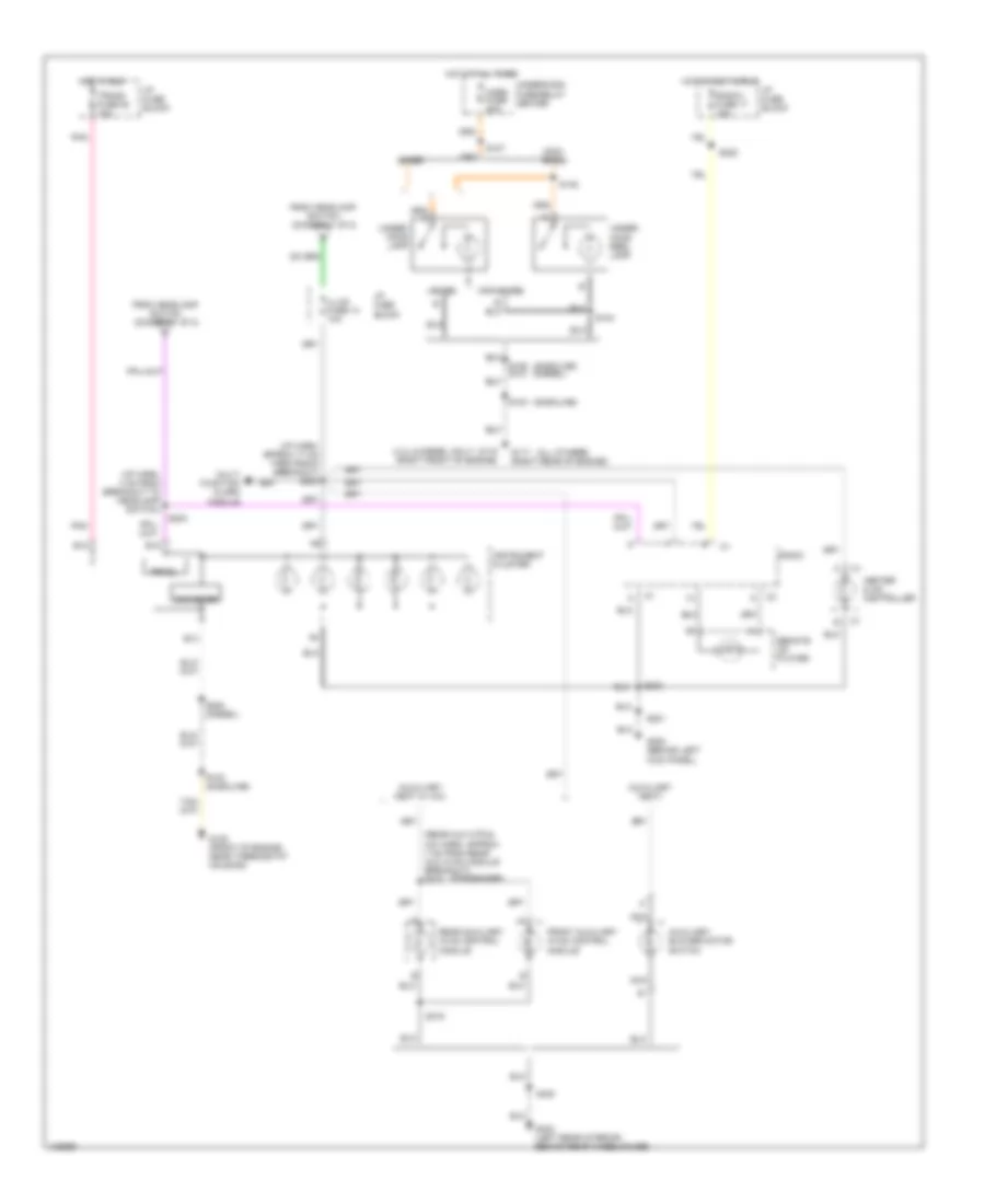 Interior Light Wiring Diagram (2 of 2) for GMC Savana Camper Special G3500 2000