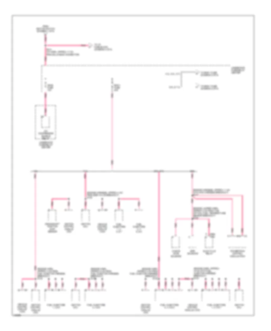 Power Distribution Wiring Diagram 3 of 5 for GMC Savana Camper Special G2000 3500