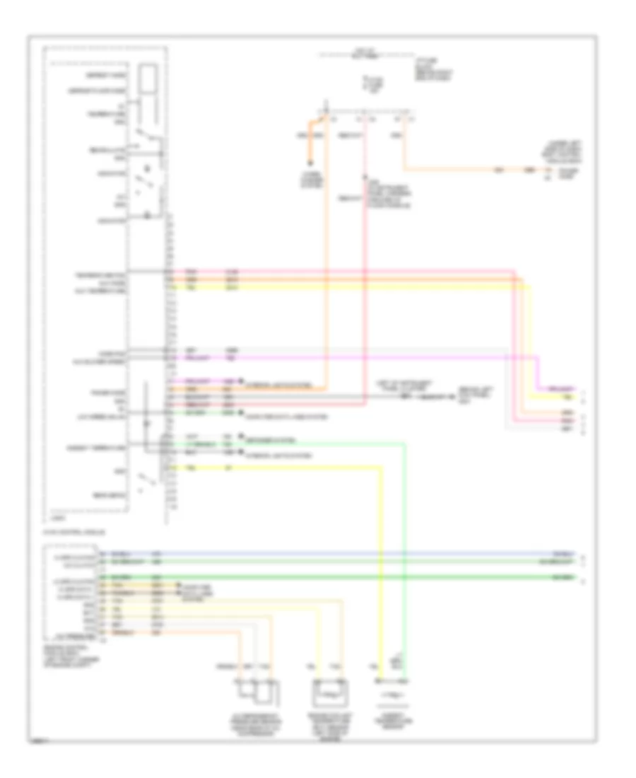 Manual AC Wiring Diagram (1 of 4) for GMC Acadia SLE 2007