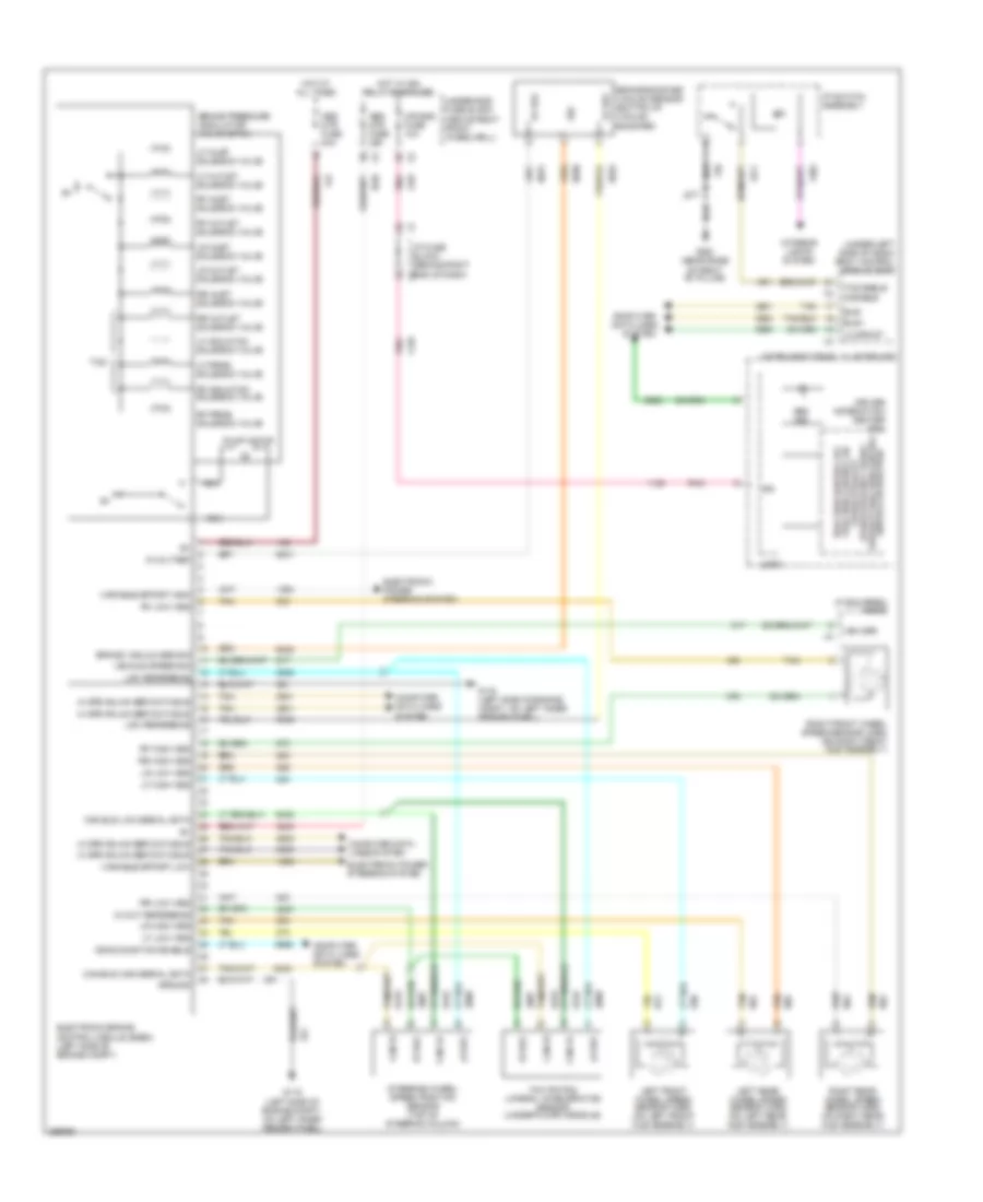 Anti-lock Brakes Wiring Diagram for GMC Acadia SLE 2007