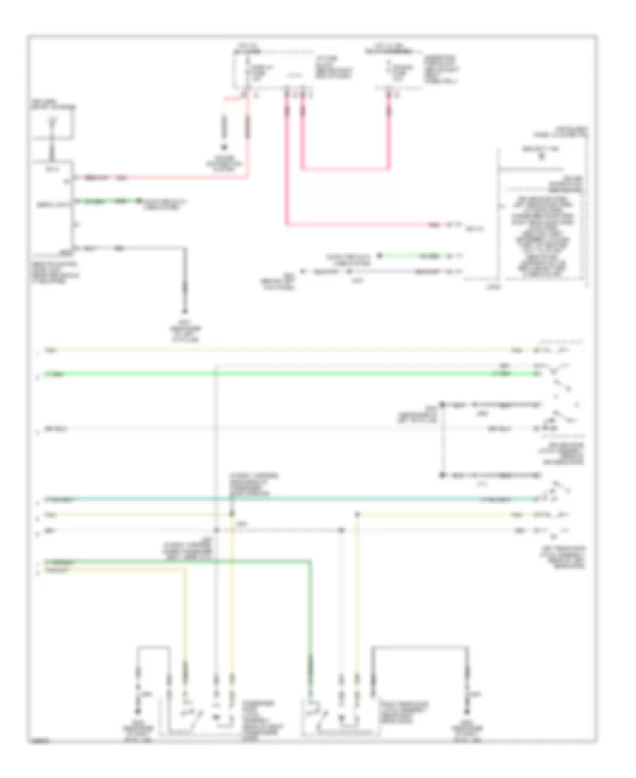 Forced Entry Wiring Diagram 2 of 2 for GMC Acadia SLE 2007