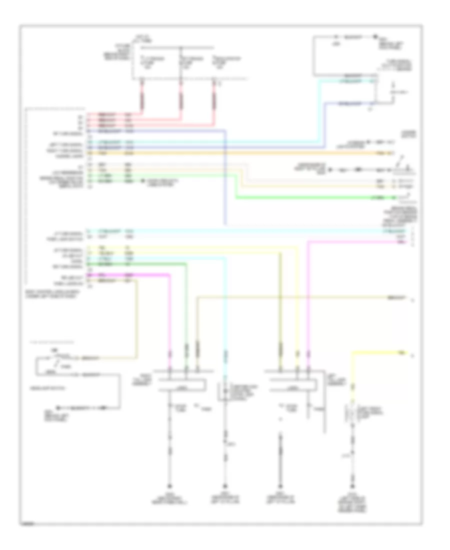 Exterior Lamps Wiring Diagram 1 of 2 for GMC Acadia SLE 2007