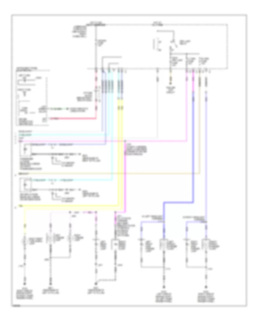 Exterior Lamps Wiring Diagram (2 of 2) for GMC Acadia SLE 2007