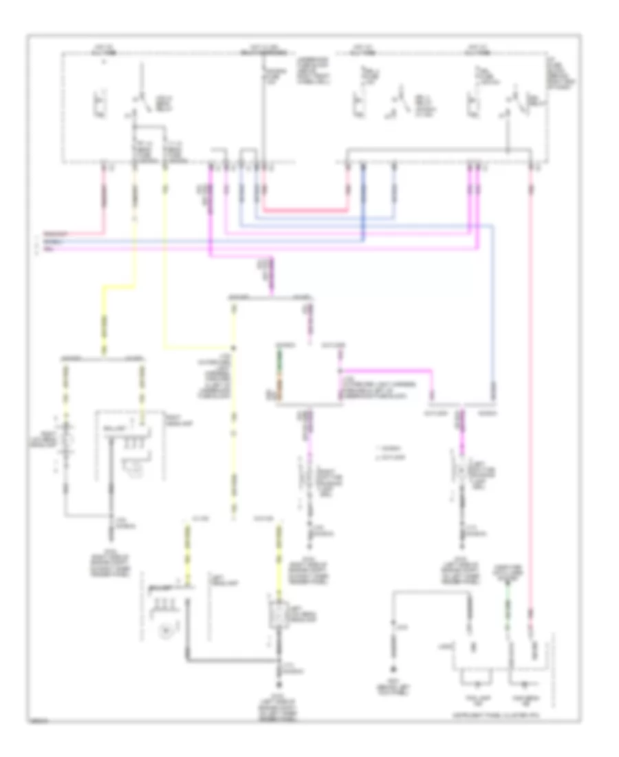 Headlights Wiring Diagram (2 of 2) for GMC Acadia SLE 2007