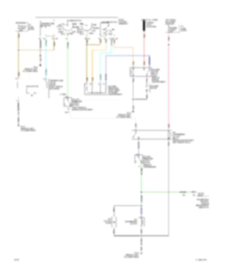 AC Wiring Diagram, With PCM for GMC Jimmy 1995