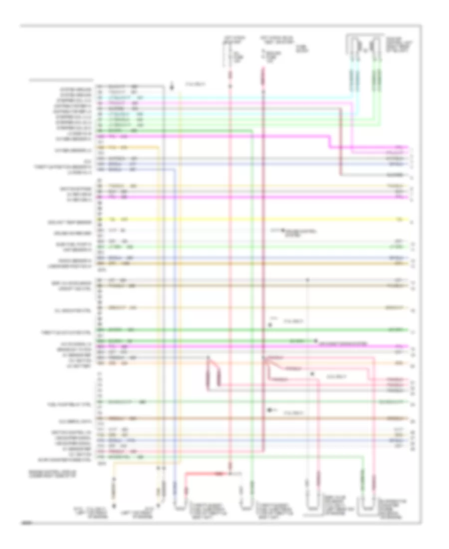 4.3L (VIN Z), Engine Performance Wiring Diagrams, MT (1 of 3) for GMC Pickup C3500 1994