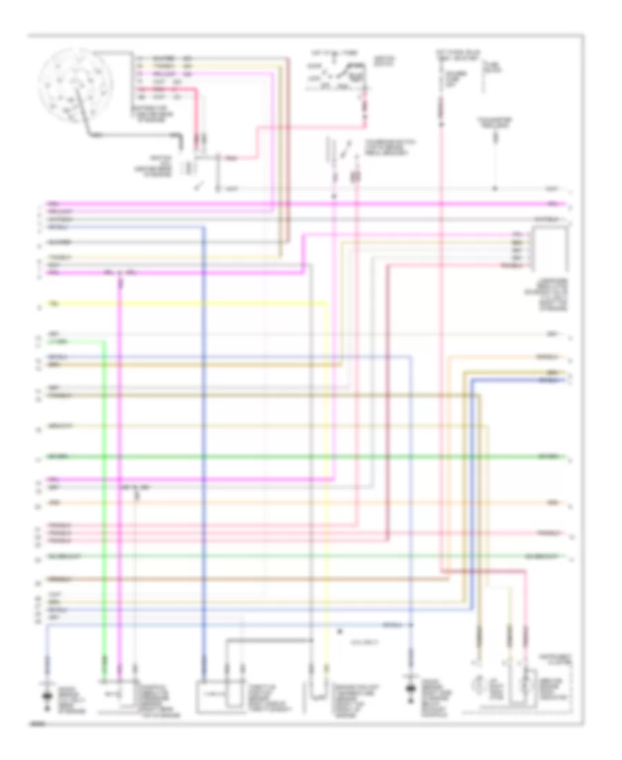 4.3L (VIN Z), Engine Performance Wiring Diagrams, MT (2 of 3) for GMC Pickup C3500 1994