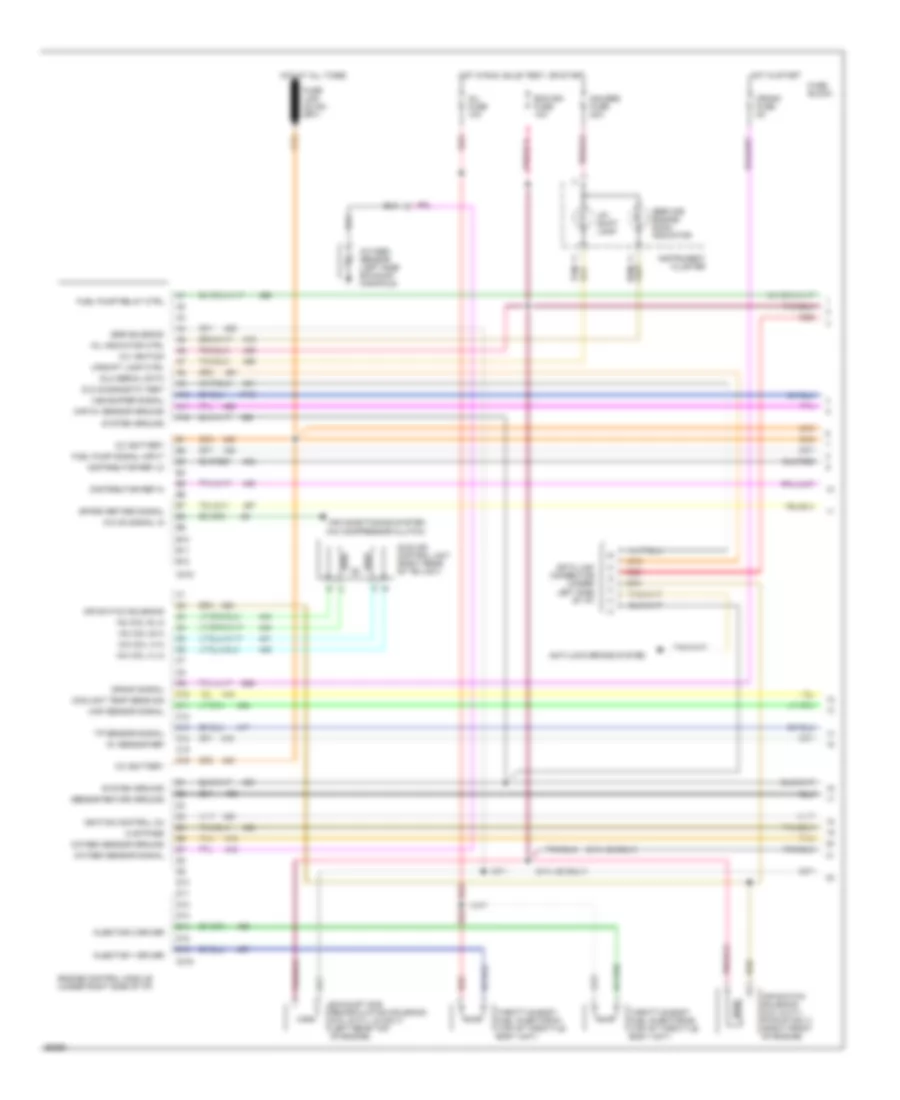 5 0L VIN H Engine Performance Wiring Diagrams M T 1 of 2 for GMC Pickup C1994 3500