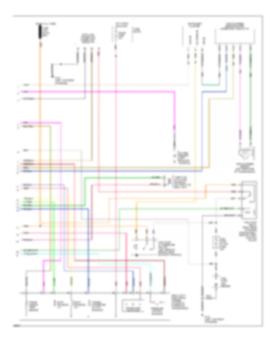 7.4L (VIN N), Engine Performance Wiring Diagrams, AT (3 of 3) for GMC Pickup C3500 1994