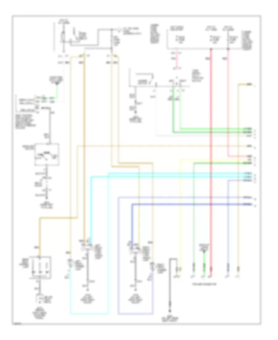 Exterior Lamps Wiring Diagram 1 of 3 for GMC Yukon 2003