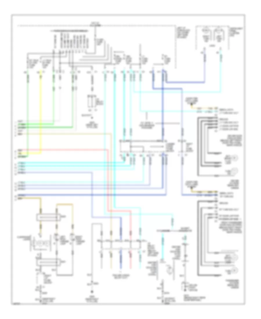 Exterior Lamps Wiring Diagram 3 of 3 for GMC Yukon 2003