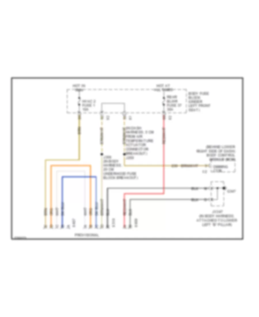 Rear A C Wiring Diagram Provisions for GMC Savana G2008 3500