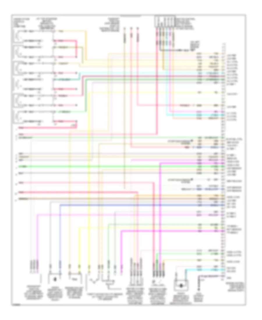 4 3L VIN X Engine Performance Wiring Diagram 3 of 3 for GMC Savana G2008 3500