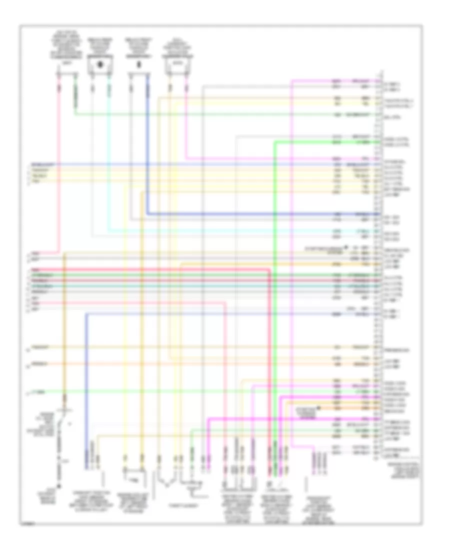 5.3L VIN 4, Engine Performance Wiring Diagram (5 of 5) for GMC Savana G3500 2008