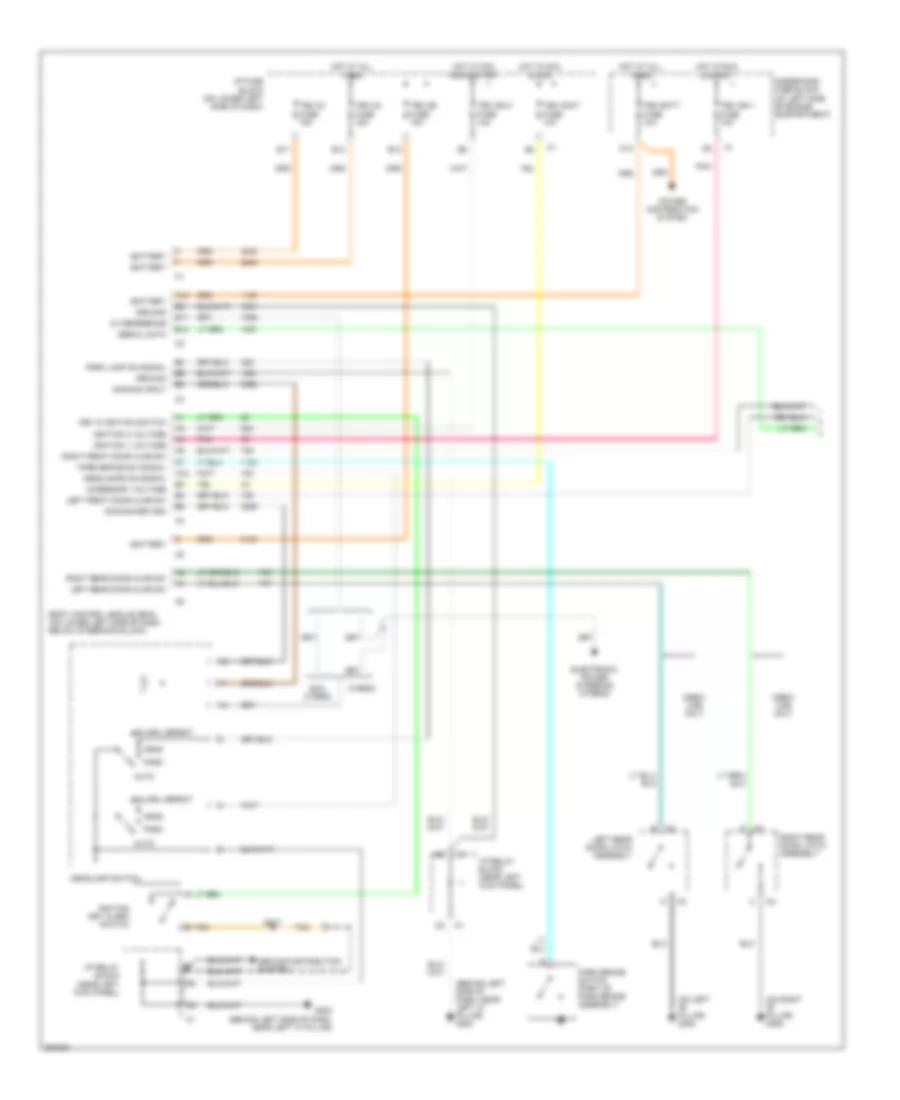 Chime Wiring Diagram 1 of 2 for GMC Cab  Chassis Sierra 2007 3500