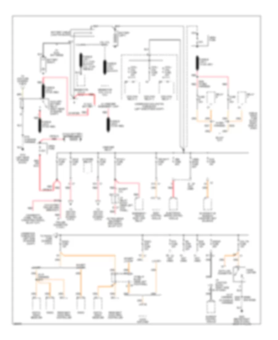 8.1L VIN G, Power Distribution Wiring Diagram (1 of 6) for GMC Cab  Chassis Sierra 3500 2007