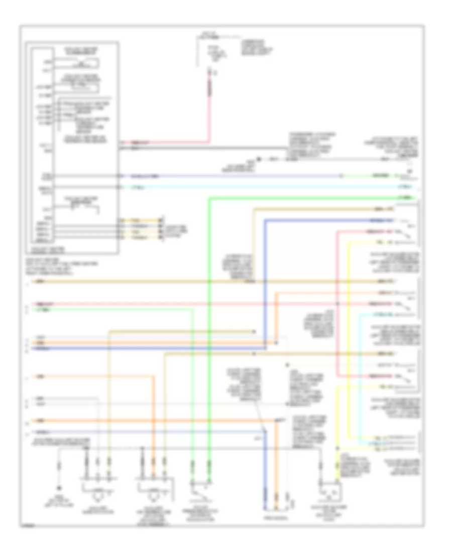 Manual AC Wiring Diagram, Passenger Van (2 of 3) for GMC Savana H1500 2008