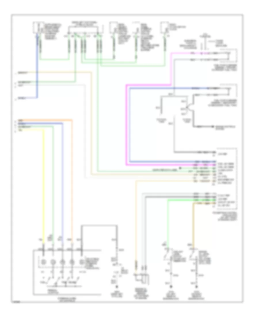 Instrument Cluster Wiring Diagram 2 of 2 for GMC Yukon XL C2003 1500