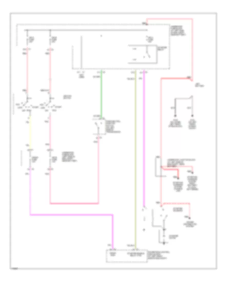 Starting Wiring Diagram for GMC Yukon XL C2003 1500