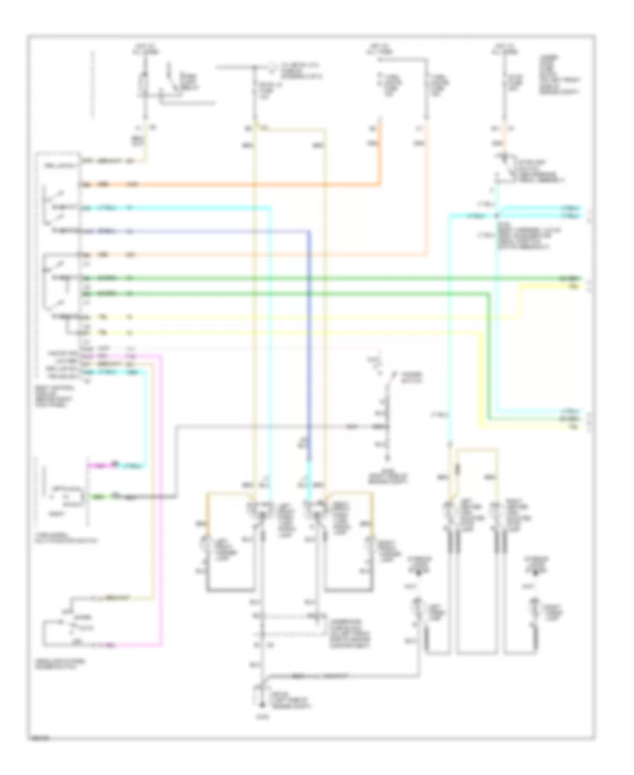 Exterior Lamps Wiring Diagram 1 of 2 for GMC Canyon 2007