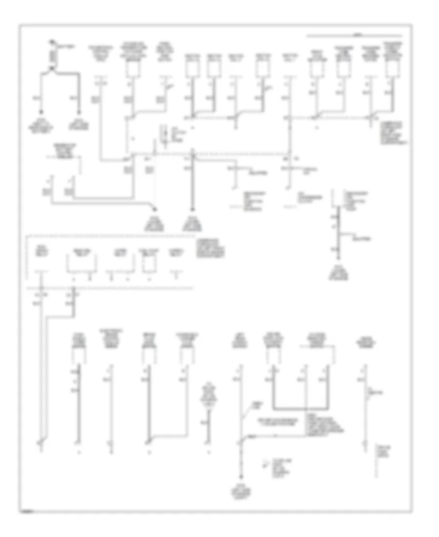 Ground Distribution Wiring Diagram 1 of 3 for GMC Canyon 2007
