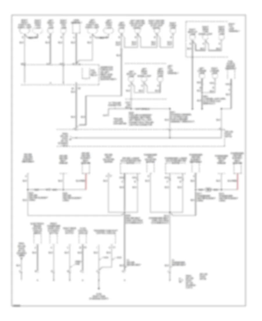 Ground Distribution Wiring Diagram (2 of 3) for GMC Canyon 2007