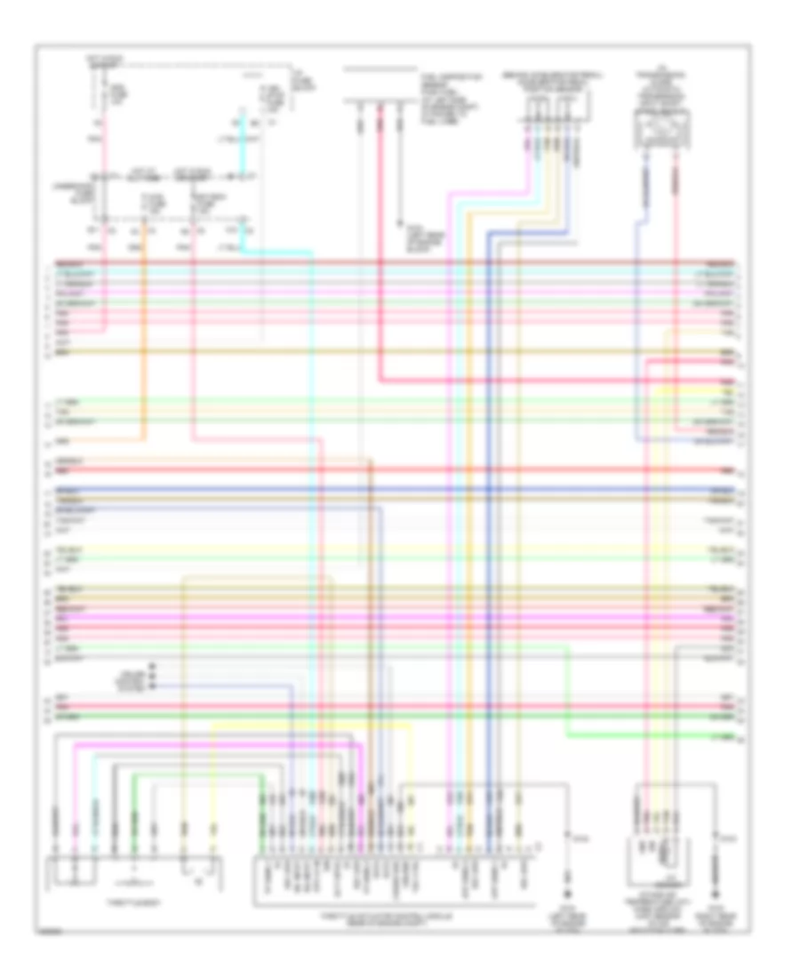 5 3L VIN T Engine Performance Wiring Diagram Except Hybrid 4 of 5 for GMC Sierra HD 2005 1500