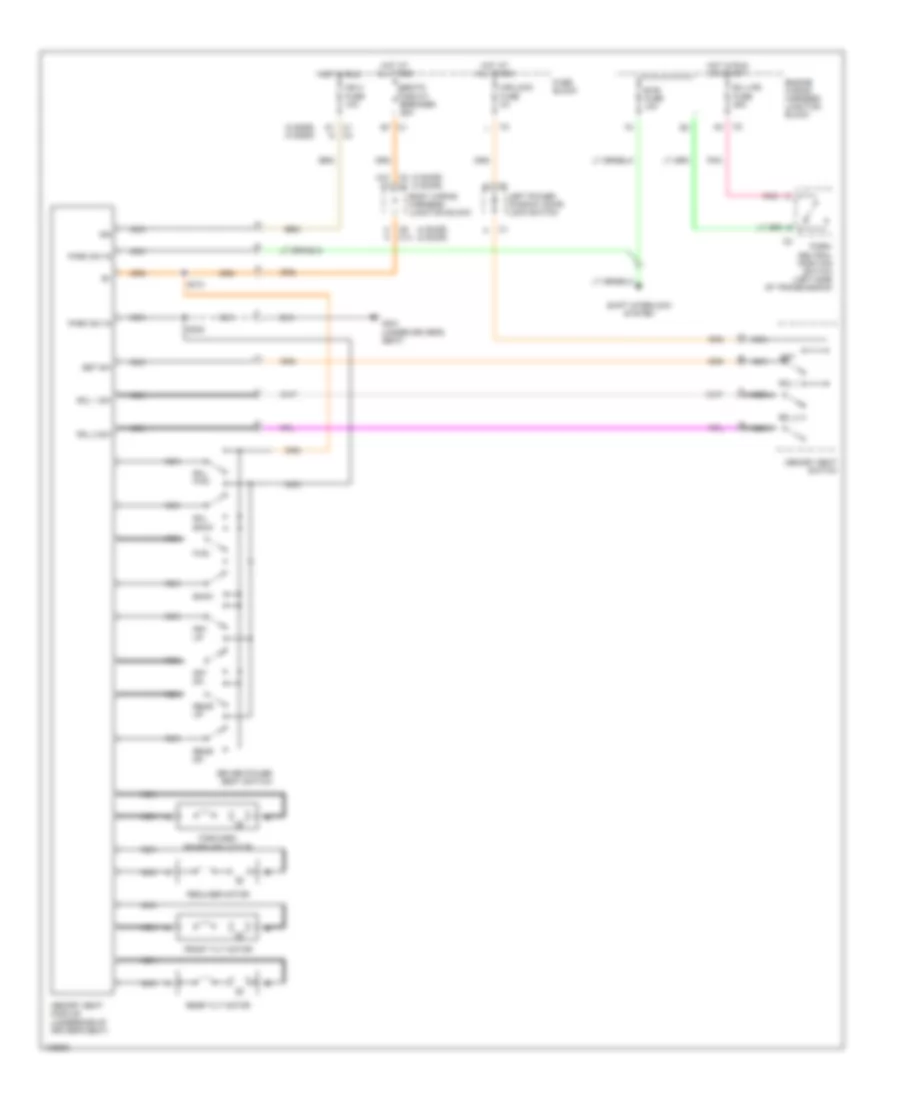 Driver s Memory Seat Wiring Diagram for GMC Yukon XL C2000 1500