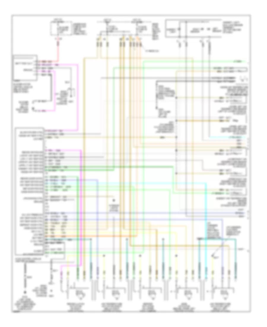 Automatic A C Wiring Diagram 1 of 2 for GMC Envoy 2007