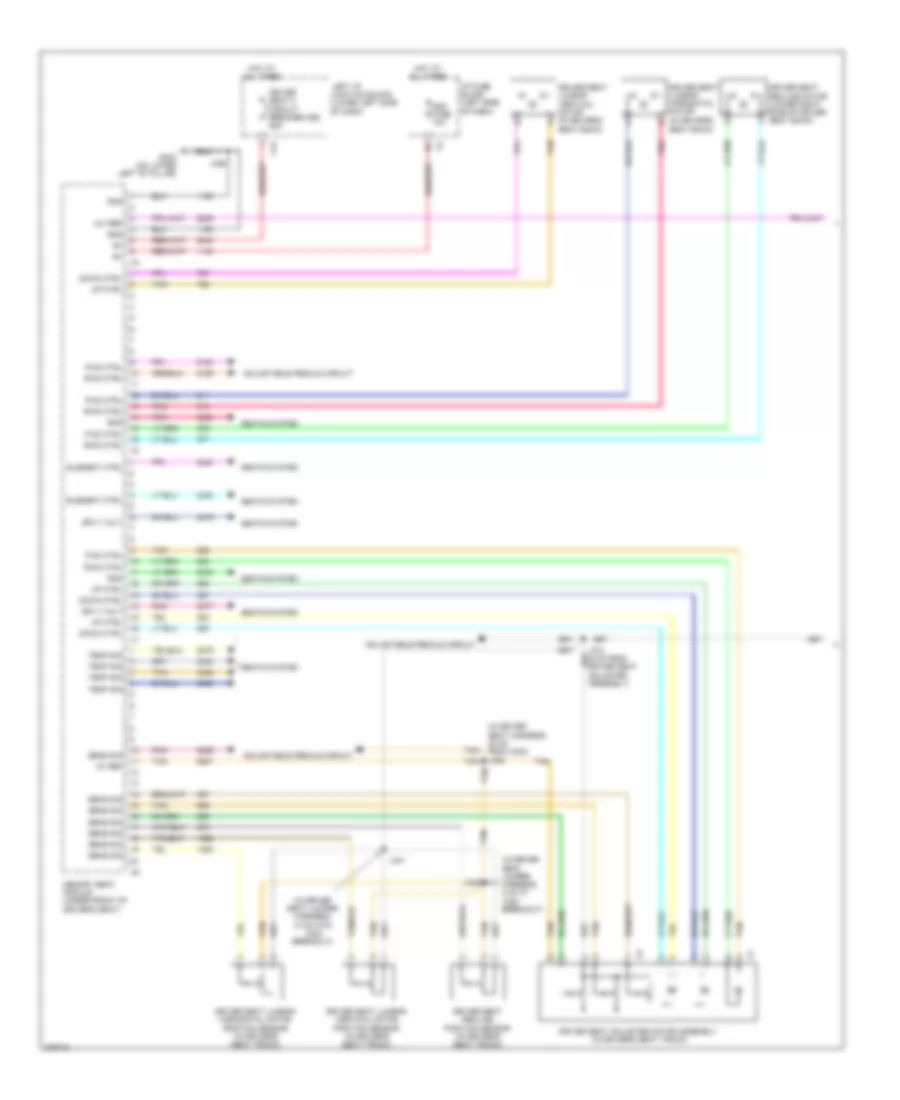 Drivers Memory Seat Wiring Diagram (1 of 2) for GMC Sierra 1500 2008