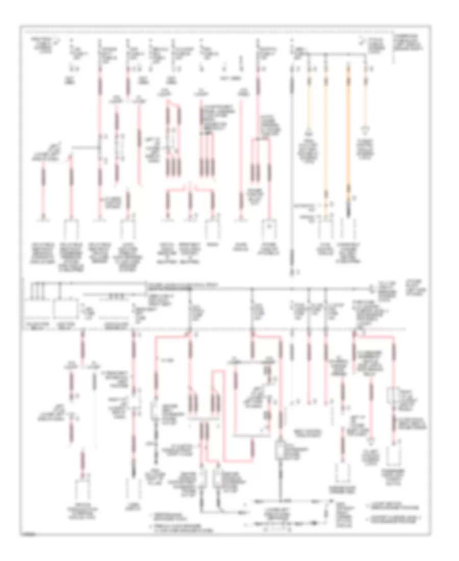 5.3L VIN 0, Power Distribution Wiring Diagram (3 of 6) for GMC Sierra 1500 2008