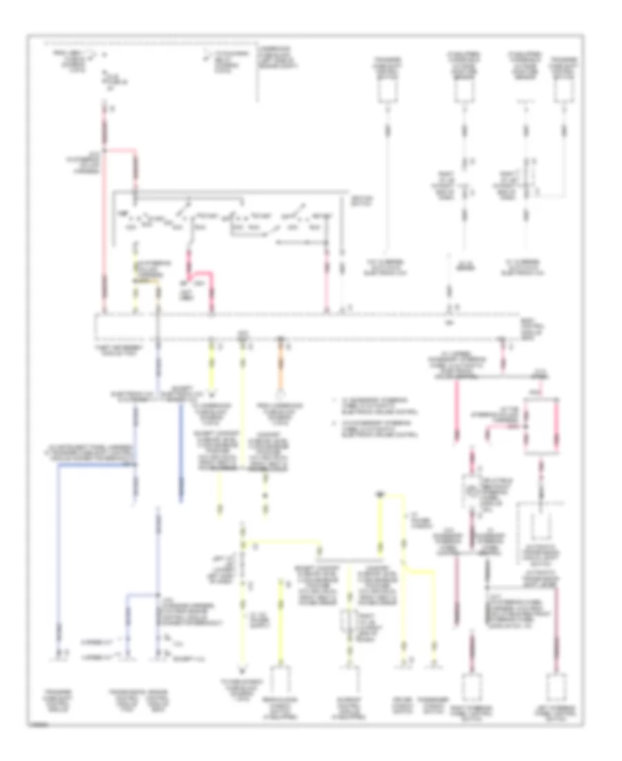 5.3L VIN 0, Power Distribution Wiring Diagram (4 of 6) for GMC Sierra 1500 2008