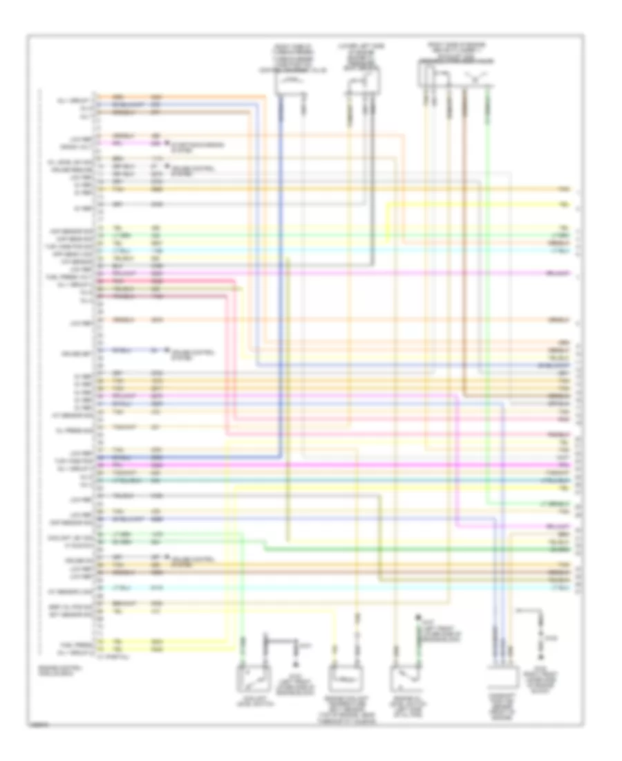 6 6L VIN 2 Engine Performance Wiring Diagram 1 of 6 for GMC Savana Camper Special G2007 3500