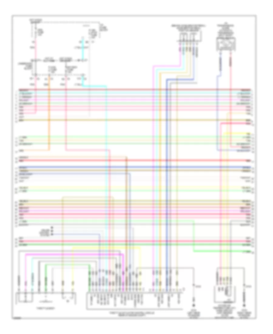 5.3L VIN T, Engine Performance Wiring Diagram, Except Hybrid (4 of 5) for GMC Sierra 1500 2006