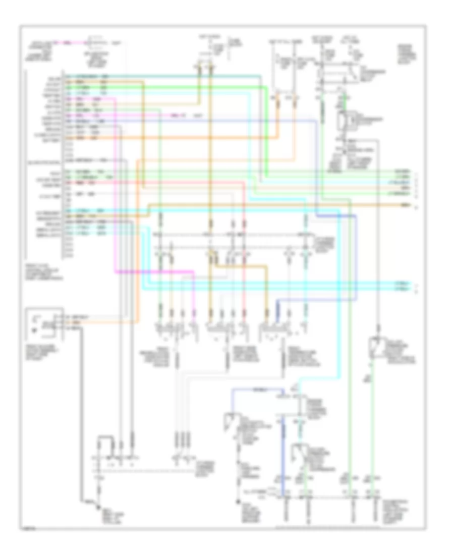 Automatic A C Wiring Diagram 1 of 2 for GMC Yukon XL K2000 1500