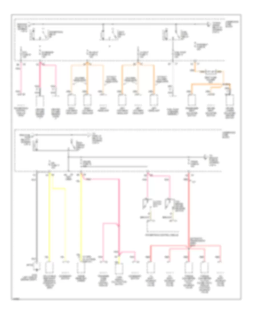 Power Distribution Wiring Diagram 2 of 4 for GMC Canyon 2004